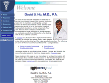 Tablet Screenshot of davidhomd.com